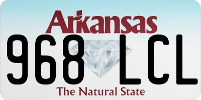 AR license plate 968LCL