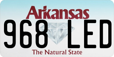 AR license plate 968LED