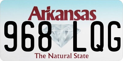 AR license plate 968LQG