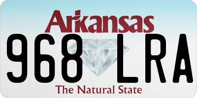 AR license plate 968LRA