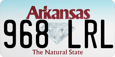 AR license plate 968LRL