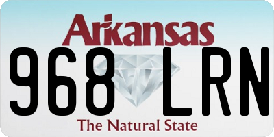 AR license plate 968LRN