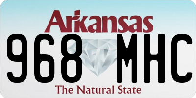 AR license plate 968MHC