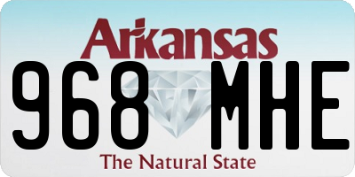 AR license plate 968MHE