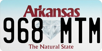 AR license plate 968MTM