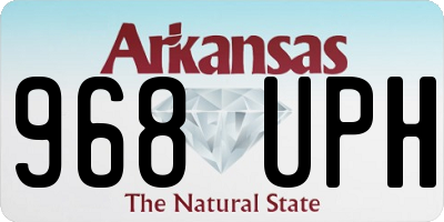 AR license plate 968UPH