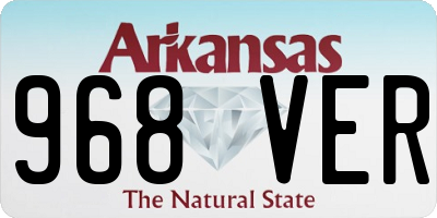AR license plate 968VER