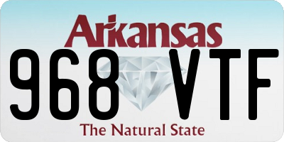 AR license plate 968VTF