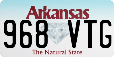 AR license plate 968VTG