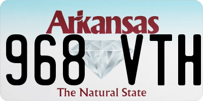 AR license plate 968VTH