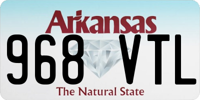 AR license plate 968VTL