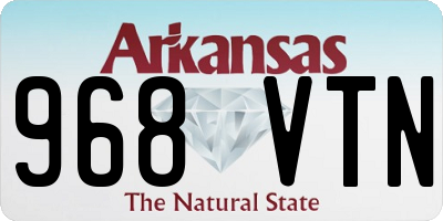 AR license plate 968VTN