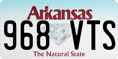 AR license plate 968VTS