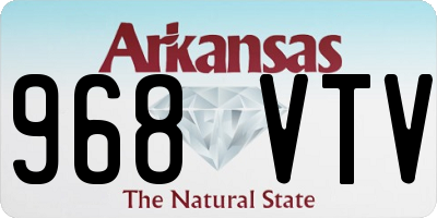 AR license plate 968VTV