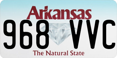 AR license plate 968VVC