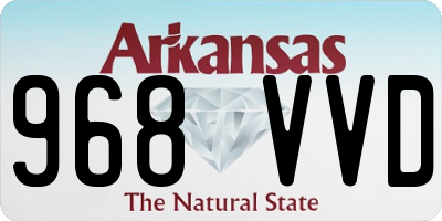 AR license plate 968VVD
