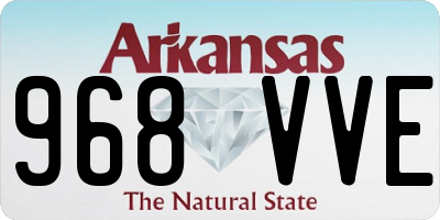 AR license plate 968VVE
