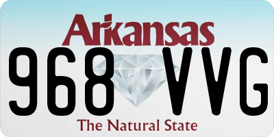 AR license plate 968VVG