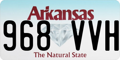 AR license plate 968VVH