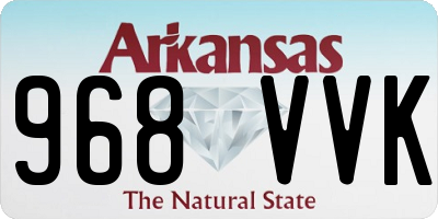AR license plate 968VVK