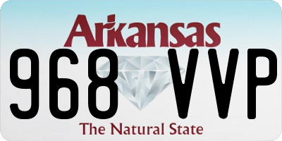 AR license plate 968VVP