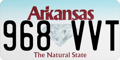 AR license plate 968VVT