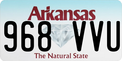 AR license plate 968VVU