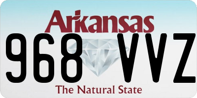AR license plate 968VVZ