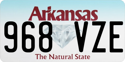 AR license plate 968VZE