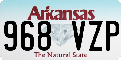 AR license plate 968VZP