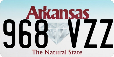 AR license plate 968VZZ