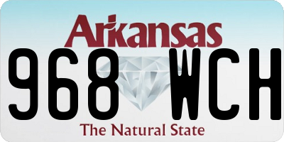 AR license plate 968WCH