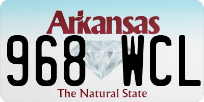 AR license plate 968WCL