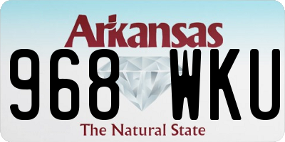 AR license plate 968WKU