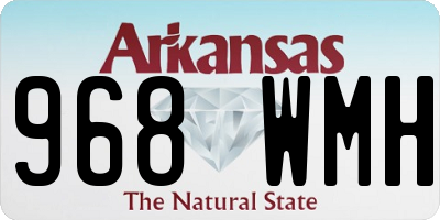 AR license plate 968WMH