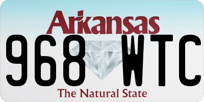 AR license plate 968WTC