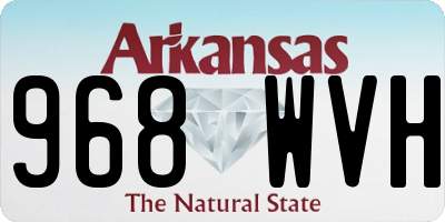 AR license plate 968WVH