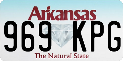 AR license plate 969KPG