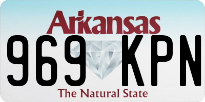 AR license plate 969KPN