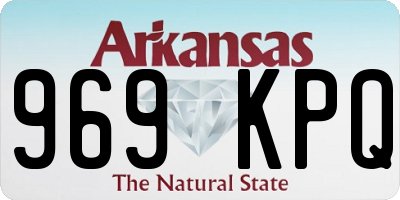 AR license plate 969KPQ