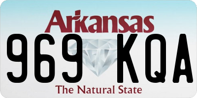 AR license plate 969KQA