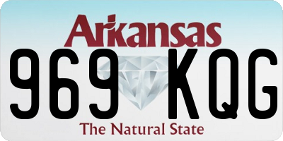 AR license plate 969KQG