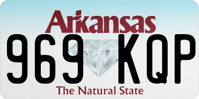 AR license plate 969KQP