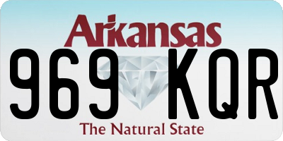 AR license plate 969KQR