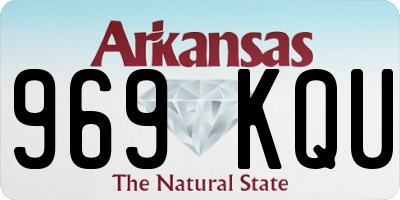 AR license plate 969KQU