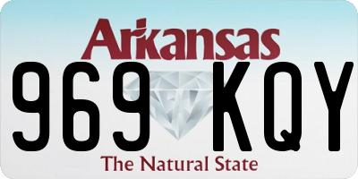 AR license plate 969KQY