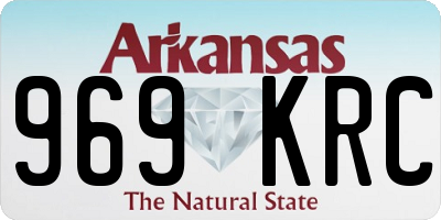 AR license plate 969KRC