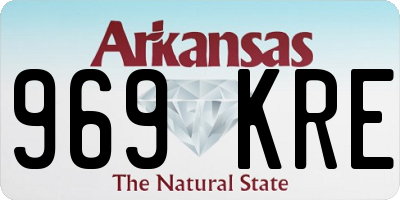 AR license plate 969KRE