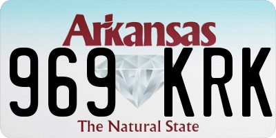 AR license plate 969KRK
