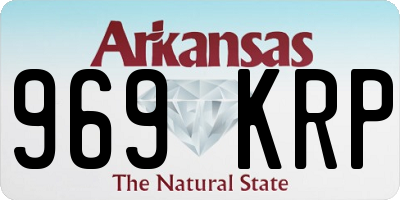 AR license plate 969KRP